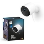 Camra filaire - philips hue - secure - hd 1080p - intrieure ou extrieure - contrle avec une seule ...