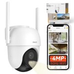 Camra ip de surveillance wifi extrieur arenti - 4mp / 25k uhd - 360 ptz - vision nocturne - dtect ...