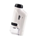 Camra de microscope, mini microscope de poche 60x - 120x pour enfants, kit de microscope portatif avec ...