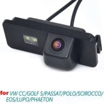 Cam�ra de recul arri�re pour voiture vw golf v golf 5 scirocco eos lupo passat cc polo (2 cages) phaeton ...