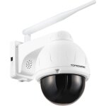 Cam�ra de s�curit� - topodome - 5mp - infrarouge invisible - d�tection humano�de - sans fil