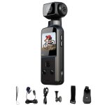 Cam�ra sport 4k uhd lentille rotative 270� transmission wifi �cran 1. 3 stabilisation microphone externe ...