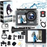 Camera sport 5k 30fps double �cran tactile24mpcam�ra etanche eis 30m sous�cran lcd grand angle 170� avec ...