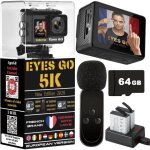 Cam�ra sport 5k - svatv - eyes go 5k - vid�o 5k - photo 50 mp - 2 �crans tactiles - stabilisation e. ...