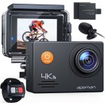 Camra sport action - apeman - 4k wifi 20mp - camra sous - marine tanche 40m - tlcommande stabilisation ...