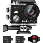 Camra sport dragon touch vision 3 etanche 4k 16 millions pixels avec carte mmoire extreme 64go noir ...