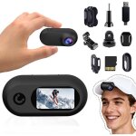Cam�ra sport miniature pov - fixation magn�tique et 32gb int�gr�e - l�ger pour moto et sports - noir ...
