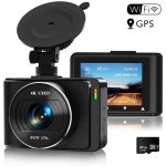 Cam�ra de voiture 4k wifi avec 32g carte sd 170� grand angle dash camcapteur genregistrement en bouclehdrd�tec ...