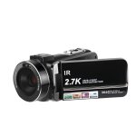 Caméscope 2. 7k / 36mp / zoom 16x / vision nocturne ir 7 parties noir Caméscope 2. 7k / 36mp / zoom 16x / vision nocturne ir 7 parties noir