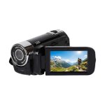Cam�scope num�rique 1080p full hd �cran rotatif 270� zoom 16x 16mp cam�ra vid�o compacte avec flash noir ...