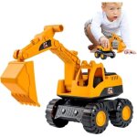 Camion benne basculante - jouet - tlcommand - jaune - 1 kg - mixte