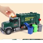 Camion benne  ordures ecteatoy - jouet enfant avec 3 poubelle lumire et son