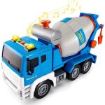 Camion btonnire vehicules de chantier amoune - jouet de construction pour enfants avec lumire et son ...