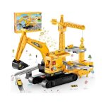 Camion de construction jouet2 en 1 tractopelle enfant lumires musique camion tractopelle set avec 4 ...