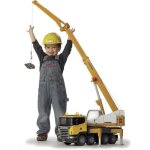 Camion - grue scania r - series liebherr 1:16 - bruder - rouge - garçon - extérieur Camion - grue scania r - series liebherr 1:16 - bruder - rouge - garçon - extérieur
