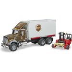 Camion logistique ups mack granite avec chariot élévateur - bruder - jouet pour enfant de 4 ans Camion logistique ups mack granite avec chariot élévateur - bruder - jouet pour enfant de 4 ans