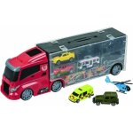 Jouet - camion porteur g�ant - 40 cm - 6 v�hicules - rampe de lancement