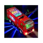 Camion de pompier - jouet Éducatif - 4d led - sons - Électrique - pour enfants 3 - 6 ans Camion de pompier - jouet Éducatif - 4d led - sons - Électrique - pour enfants 3 - 6 ans