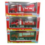 Camion de pompier (jouet) - equip loisirs - mod�le al�atoire (3 variantes) - m�tal - 20 cm - int�rieur ...