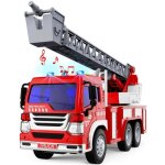 Camion de pompier jouet - non spécifié - 1:16 - lumières et sons - Échelle rotative - sécurité enfant ... Camion de pompier jouet - non spécifié - 1:16 - lumières et sons - Échelle rotative - sécurité enfant ...