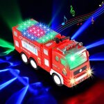 Camion de pompiers avec lumières sons voiture pompier jouets avec 4d led véhicules jouet de camion pour ... Camion de pompiers avec lumières sons voiture pompier jouets avec 4d led véhicules jouet de camion pour ...