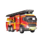 Camion pompier volvo - majorette - 19 cm - portes ouvrantes - sons et lumires