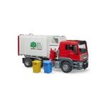 Camion poubelle man tgs 54cm chargement lateral - collecte dechets ordures recyclage - bruder ville - ...