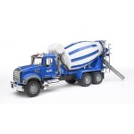Camion toupie à beton bruder mack granite série super pro - bleu - 65 cm Camion toupie à beton bruder mack granite série super pro - bleu - 65 cm