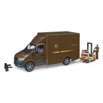 Camion ups mercedes benz sprinter avec conducteur et accessoires Camion ups mercedes benz sprinter avec conducteur et accessoires
