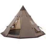 Campfeuer tente tipi pour 4 personnes spirit tente tipi dextrieur marron