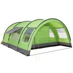 Campfeuer tente tunnel pour 6 personnes relax6 gris - vert