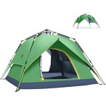Camping tente 3 - 4 personnes ultra l�g�re facile � installer tentes d�me couche tente 4 saison imperm�able ...
