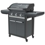 Barbecue � gaz - campingaz - 3 series premium s - 3 br�leurs - acier inoxydable - 2806 cm� - sur chariot ...