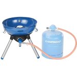Grille double - contact - campingaz - party grill 400 - 2000 w - gaz naturel - bleu