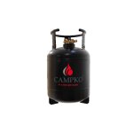 Campko bouteille gpl bluetooth r�servoir 15l 6kg noir camping car fourgon