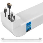 Canal de c�bles encastr� pour tv 110 x 55 mm l: 162cm - plastique passage de c�bles invisible - goulotte ...