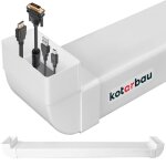 Canal de c�bles encastr� pour tv 120 x 60 mm l: 113 cm - plastique passage de c�bles invisible - goulotte ...