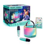 Canal toys - music creator - mini station karaok - enceinte lumineuse avec 2 microphones sans fil - ...