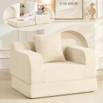 Canape 1 place fauteuil lit chauffeuse chauffeuse convertible avec coussin petit canap� convertible pour ...