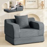 Canape 1 place fauteuil lit chauffeuse chauffeuse convertible avec coussin petit canap� convertible pour ...