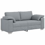Les soldes canap� 140cm( 1 pc ) - cloud - sofa 2 places - r�sistant aux d�chirures - gris clair tissu ...
