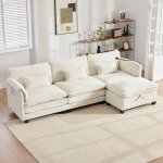 Canap� 2 places avec port usb et pouf de rangement floragrace