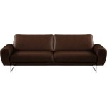 Canap� 3 places en 100% tout cuir italien de prestige spencer chocolat