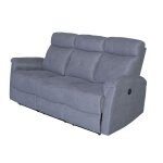 Canap� 3 places relax �lectrique gris lucas