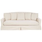 Canapé 3 places en tissu beige housse amovible gilja Canapé 3 places en tissu beige housse amovible gilja