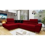 Canap - canap dangle comfivo 166 456112 - rouge - 270x71x202cm