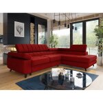 Canap� dangle comfivo 207 - venus velvet 2926 - rouge - comfivo