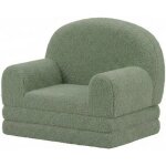 Canap� bebe 2 en 1 convertible pour enfants fauteuil et lit pliable en peluche ours douce chambre salle ...