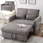 Canap� convertible 2 places - dossier r�glable - design scandinave - canap� lit avec fonction couchage ...