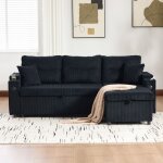 Canap� convertible 3 places porte - gobelets ports usb - c. m�ridienne hydraulique canap� - lit rangement ...